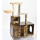 New Design Wholesale Cat Product Modern Cat Scratch Tree Cat Furniture Condo Tower Litter Box